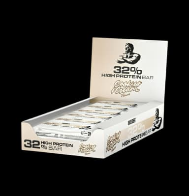 32% High Protein Bar, Cookies & Cream - 12 x