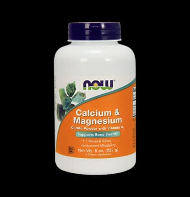 Calcium & Magnesium Citrate Powder with Vitamin D3 227g Pulver