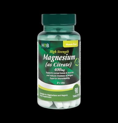 High Strength Magnesium (as Citrate) 400mg