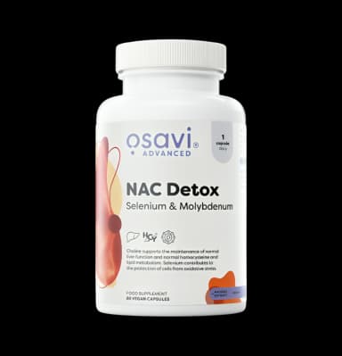 NAC Detox, Selenium & Molybdenum 60 veganska Kapslar