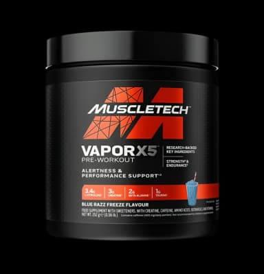 Vapor X5 Pre-Workout Blue Razz Freeze