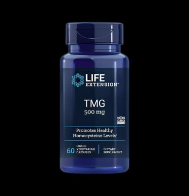 TMG 500mg 60 Flytande Vegetabiliska Kapslar