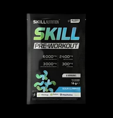 Skill Pre-Workout Sour Gummies 16g 1 Portion