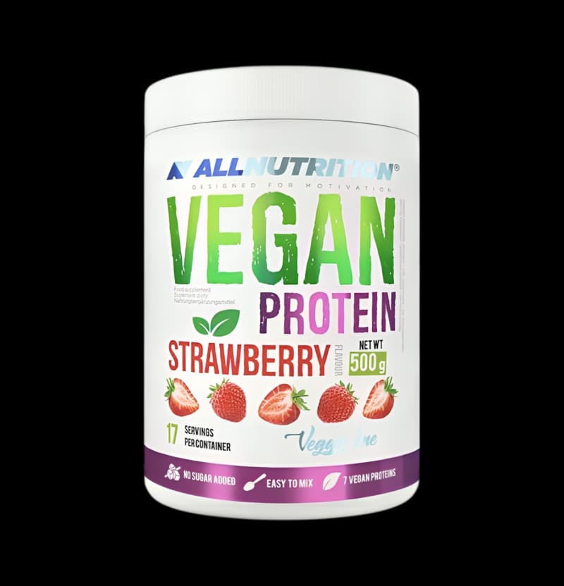 tbg_Allnutrition-Vegan-Protein-Strawberry-500-grams