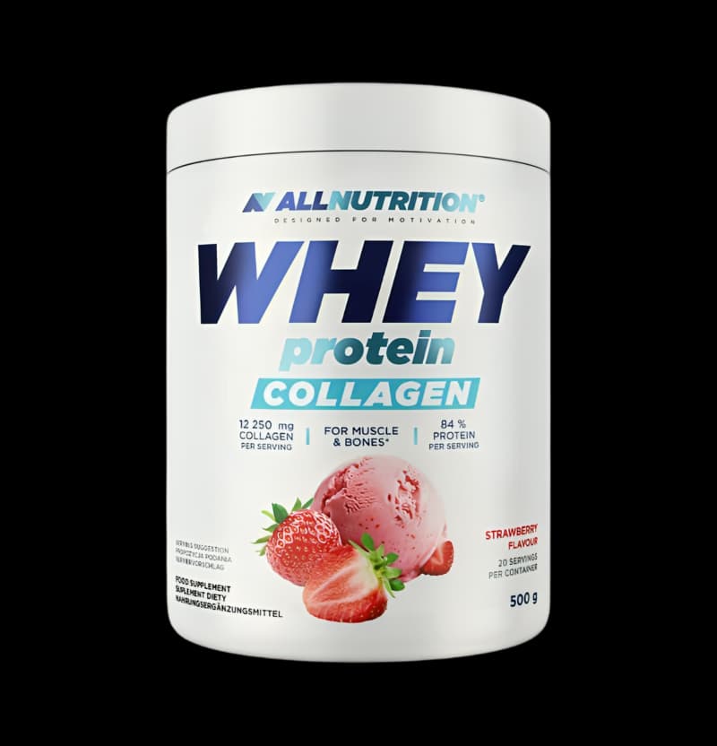 tbg_Allnutrition-Whey-Protein-Collagen-Strawberry-500-grams