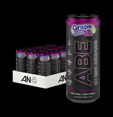 ABE Energy + Performance Grape Soda 12x330ml Burkar