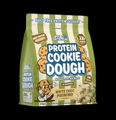 Protein Cookie Dough Dessert, White Choc Pistachio
