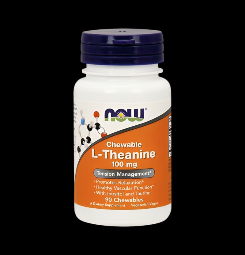 tbg_NOW-Foods-LTheanine-with-Inositol-and-Taurine-100mg-90-chewables