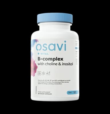 B-Complex with Choline & Inositol 120 Veganska Kapslar