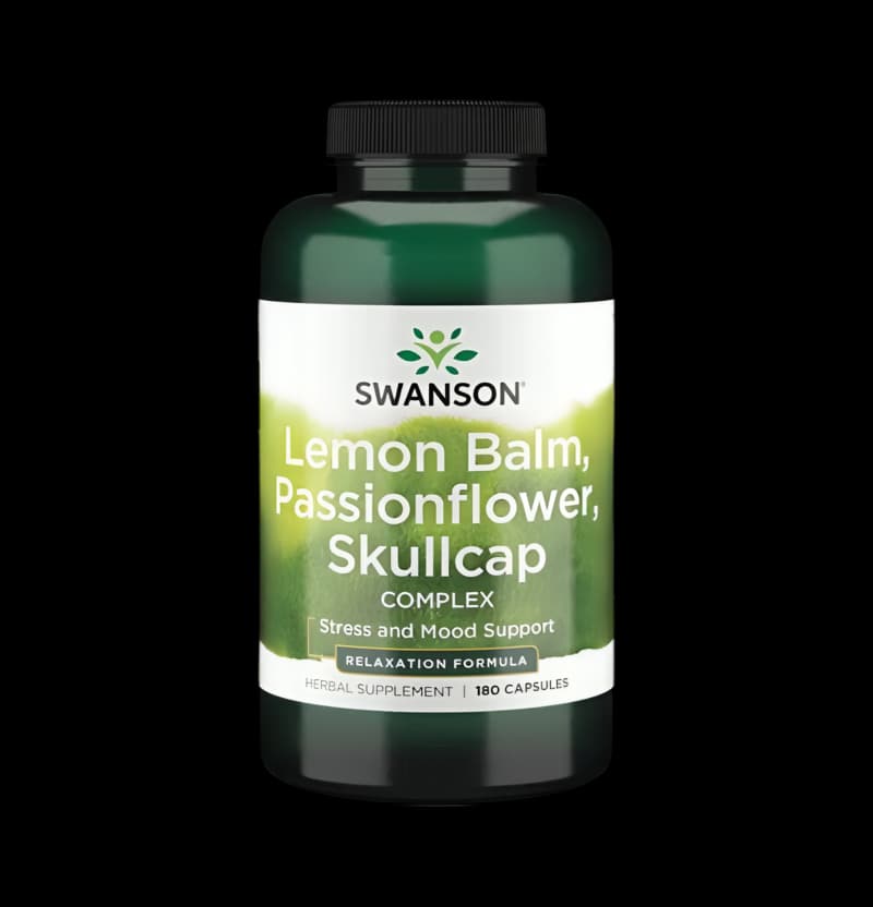 tbg_Swanson-Lemon-Balm-Passionflower-Skullcap-Complex-180-Kapslar