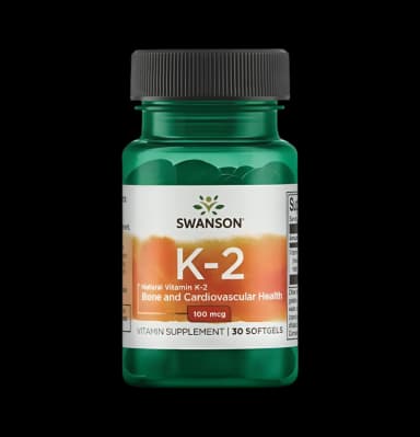 Vitamin K-2 Natural 100µg 30 Mjuka Gelkapslar