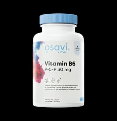 Vitamin B6 P-5-P 30mg 120 veganska Kapslar