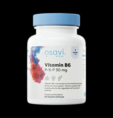 Vitamin B6 - P-5-P 30mg 60 Veganska Kapslar