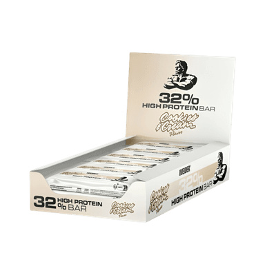 32% High Protein Bar, Cookies & Cream - 12 x