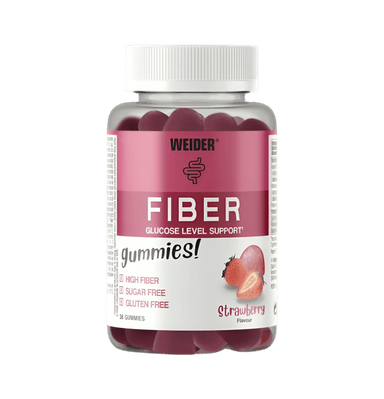 Fiber Strawberry 36 Gummitabletter
