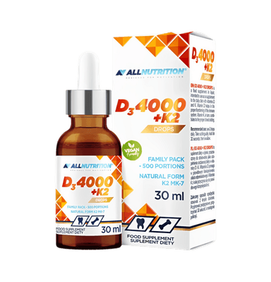 Vit D3 4000 + K2 30ml Droppar