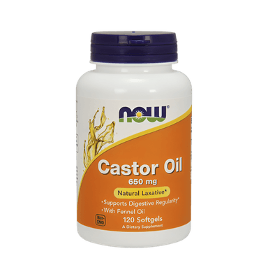 Castor Oil 650mg 120 Mjuka gelkapslar