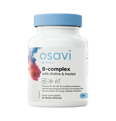 B-Complex with Choline & Inositol 60 Veganska Kapslar