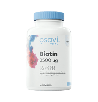 Biotin 2500µg 180 Veganska Kapslar