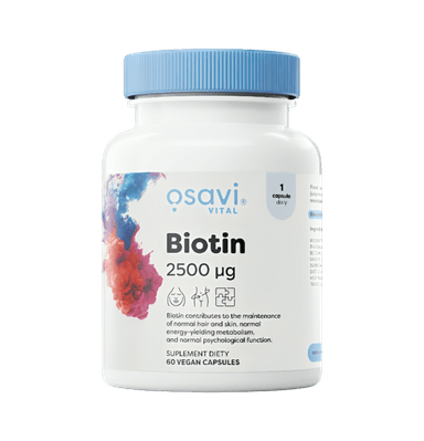 Biotin 2500mcg 60 Veganska Kapslar