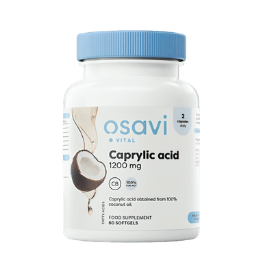 Caprylic Acid 1200mg 60 Gelkapslar