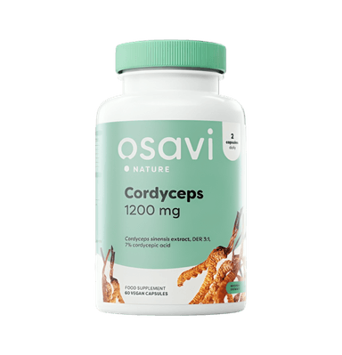 Cordyceps 1200mg 60 Veganska Kapslar