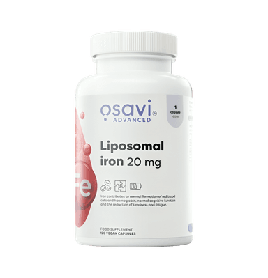 Liposomal Iron 20mg 120 Veganska Kapslar