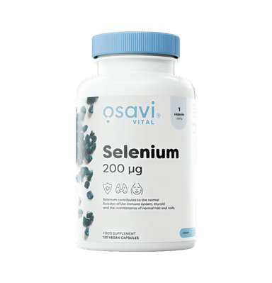 Selenium 200µg 120 Veganska Kapslar