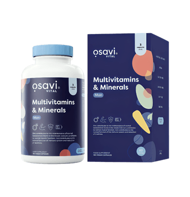 Multivitamins & Minerals Man 180 Veganska Kapslar