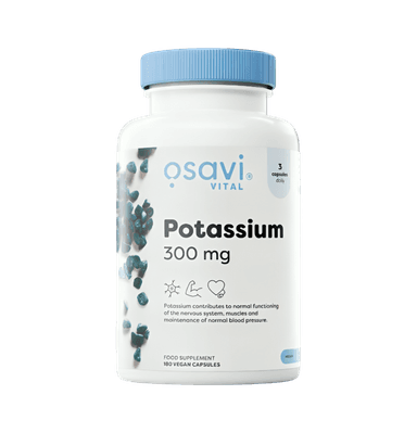 Potassium 300mg 180 Veganska Kapslar