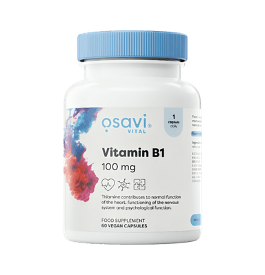 Vitamin B1 100mg 60 Veganska Kapslar