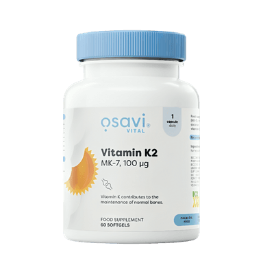 Vitamin K2 MK-7 100µg 60 Mjuka kapslar