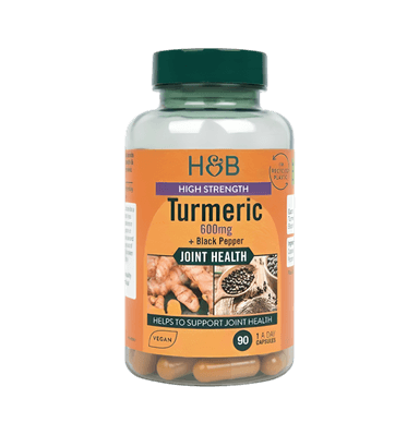 High Strength Turmeric with Black Pepper 600mg