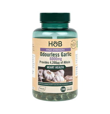High Strength Odourless Garlic 6000mg