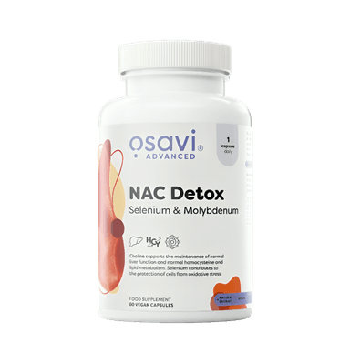 NAC Detox, Selenium & Molybdenum 60 veganska Kapslar