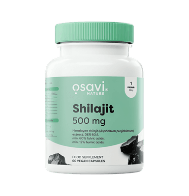 Shilajit 500mg 60 Veganska Kapslar