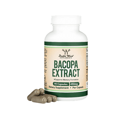Double Wood Bacopa Monnieri Brahmi 450mg