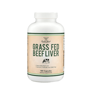 Double Wood Grass Fed Beef Liver 500mg