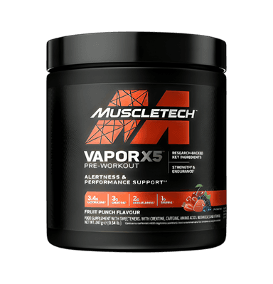 Vapor X5 Pre-Workout Fruit Punch 247g Pulver