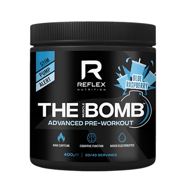 The Muscle Bomb Blue Raspberry