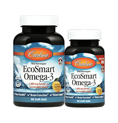 Smart Omega-3 1000mg Natural Lemon 90 +