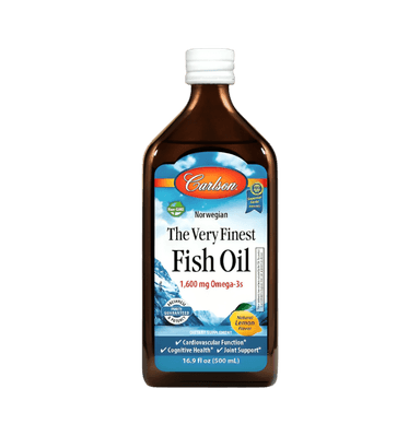 The Very Finest Fish Oil, Natural Lemon
