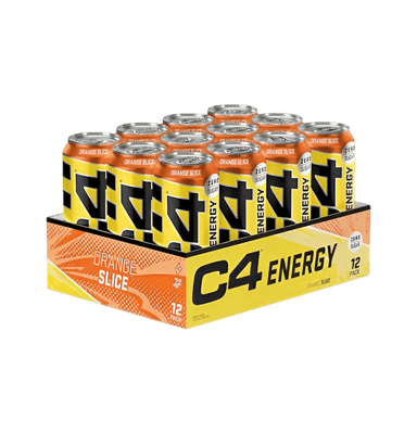 C4 Explosive Energy Drink, Orange Slice 12 x