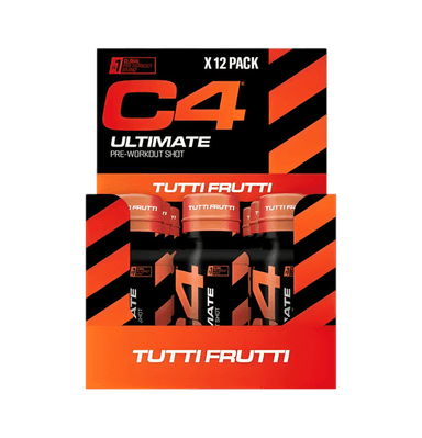 C4 Ultimate Pre-Workout Shot Tutti Frutti 12 x 60ml Shots