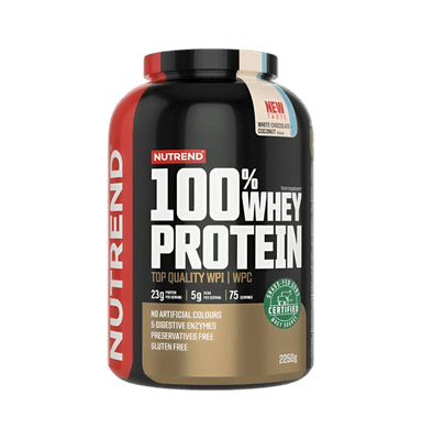 100% Whey Protein White Chocolate + Coconut 2250g Pulver