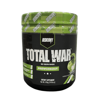 Total War Preworkout Green Apple 424g Pulver