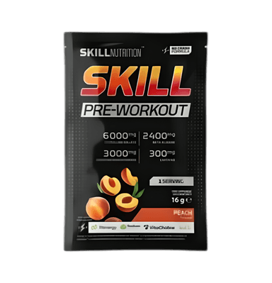 Skill Pre-Workout, Peach 16g 1 Portion