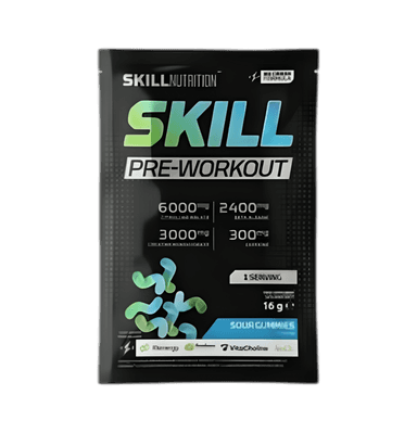Skill Pre-Workout Sour Gummies 16g 1 Portion