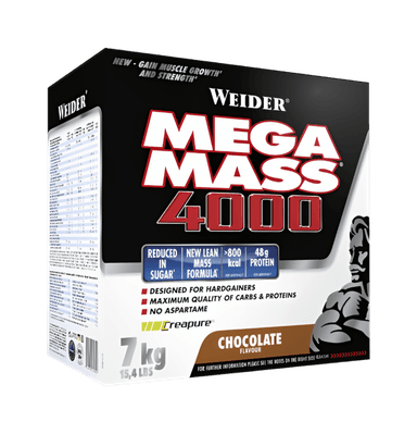Mega Mass 4000 Strawberry 7000g Pulver