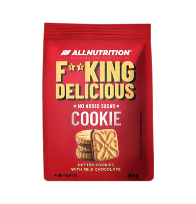 Fitking Delicious Cookie, Butter Cookies with Milk Chocolate